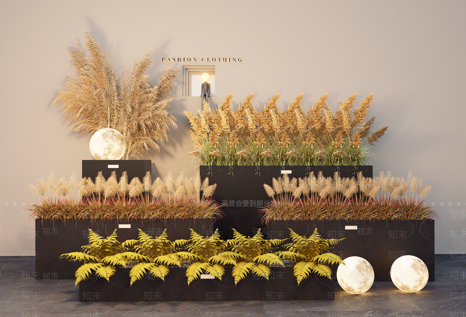 植物组合SU模型下载【ID:1176977124】