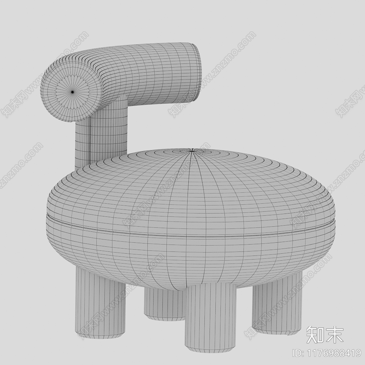 休闲椅3D模型下载【ID:1176988419】