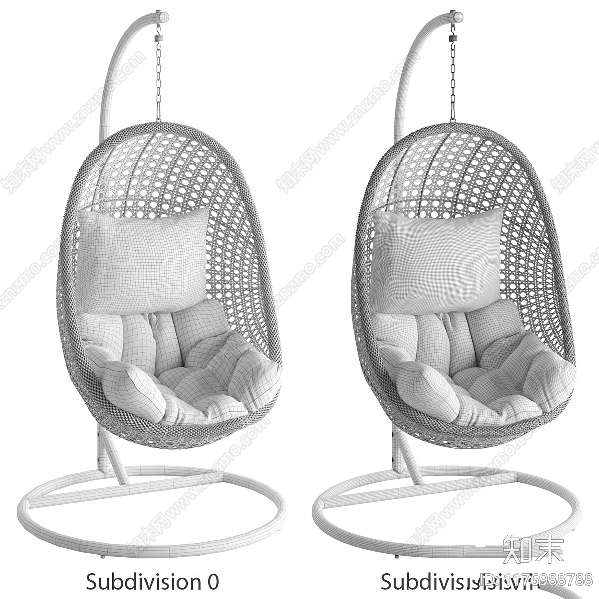 休闲椅3D模型下载【ID:1176988788】