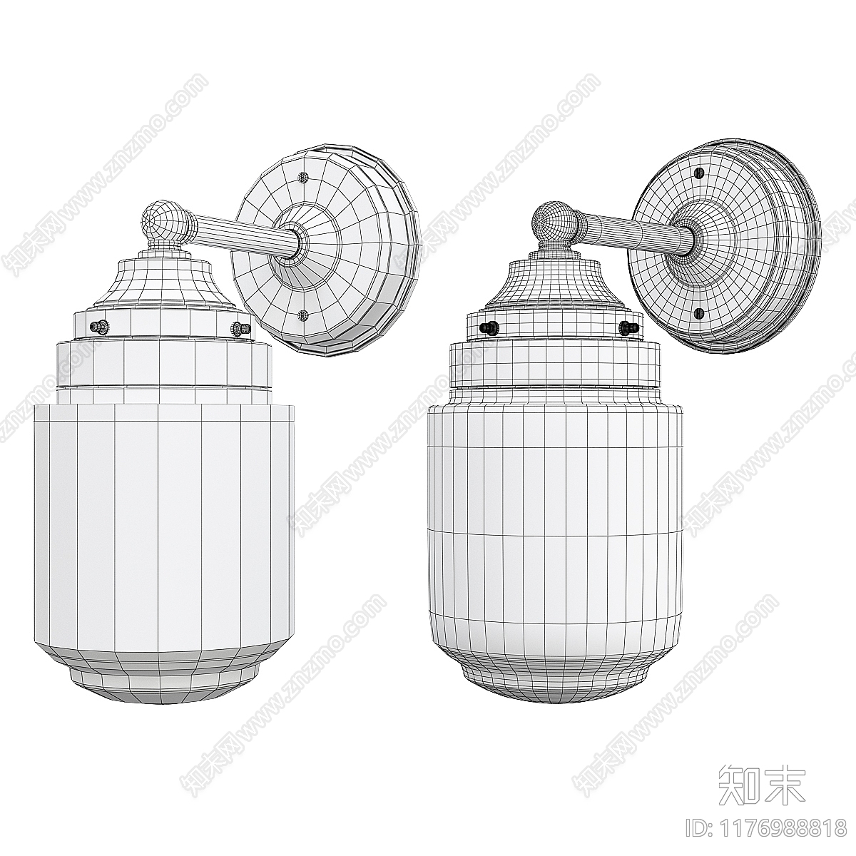 壁灯3D模型下载【ID:1176988818】