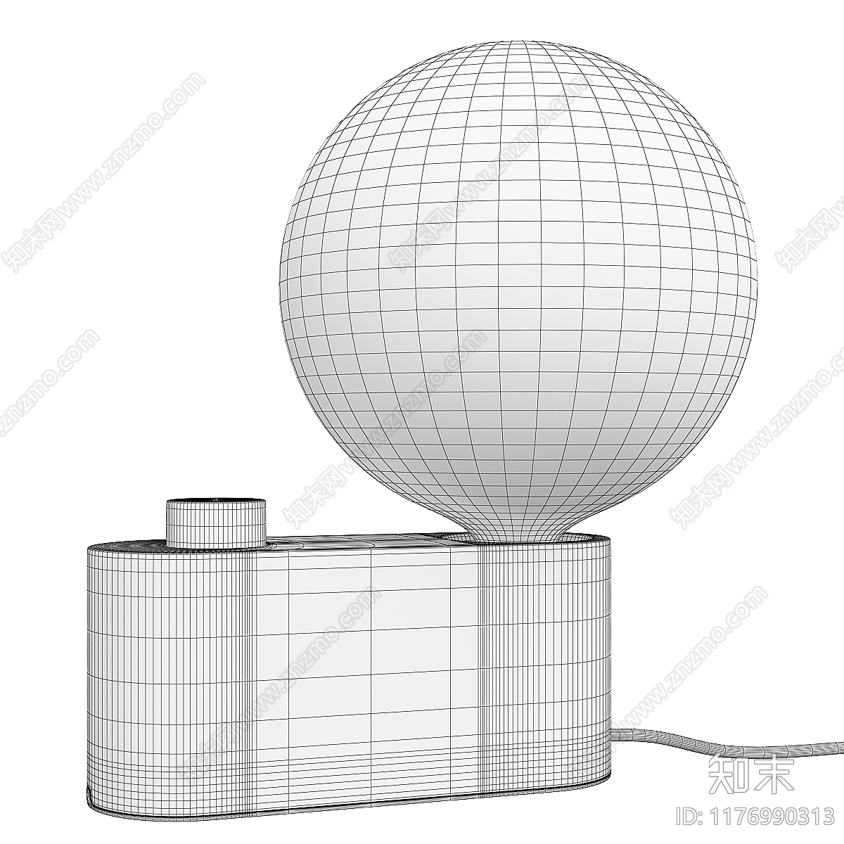 台灯3D模型下载【ID:1176990313】