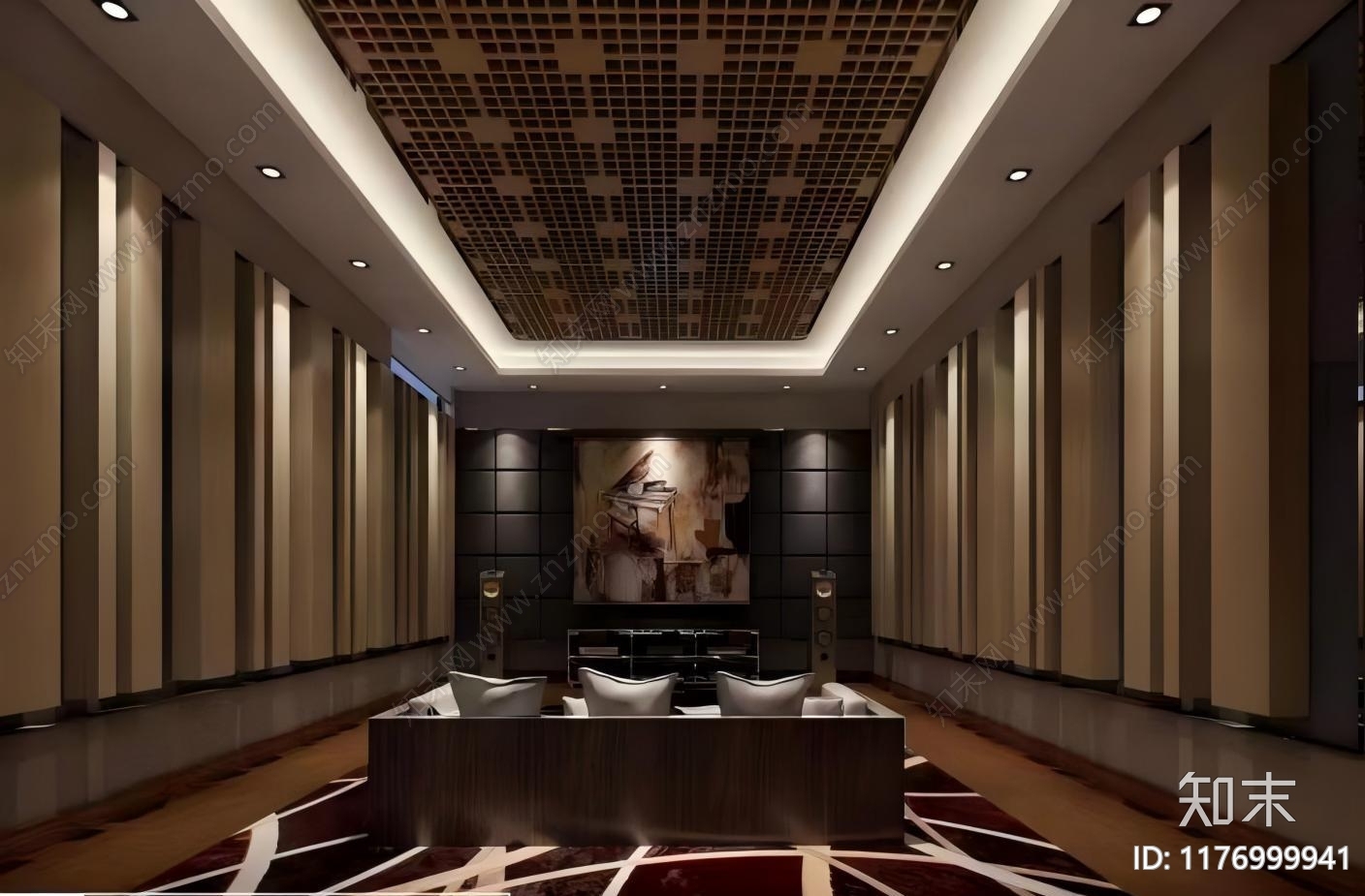 现代电影院施工图下载【ID:1176999941】