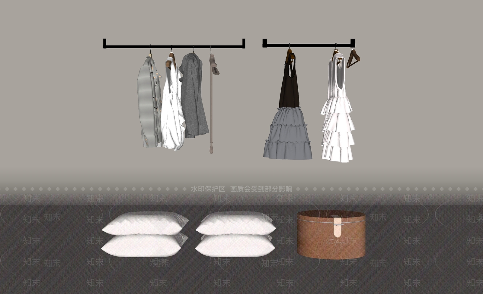 衣服SU模型下载【ID:1177002938】