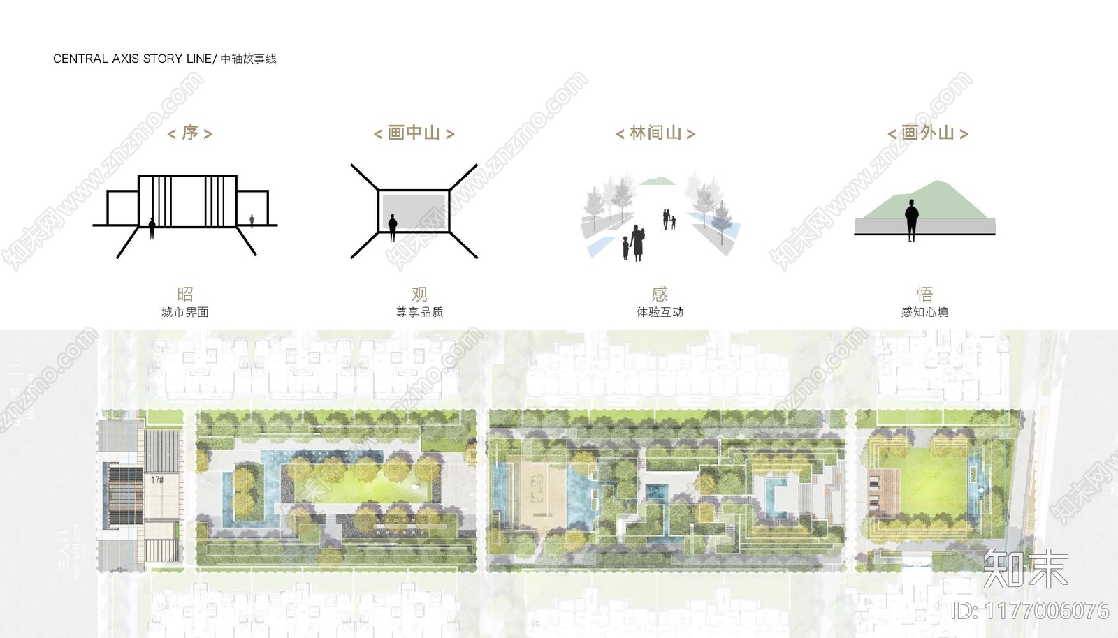 现代轻奢小区景观下载【ID:1177006076】