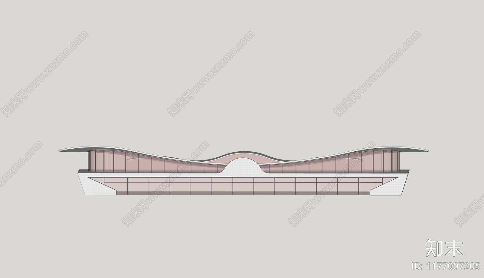 现代极简其他公共建筑SU模型下载【ID:1177007205】