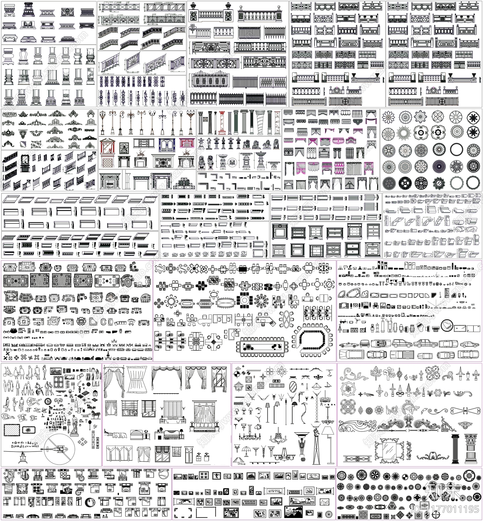 现代工装图库施工图下载【ID:1177011195】
