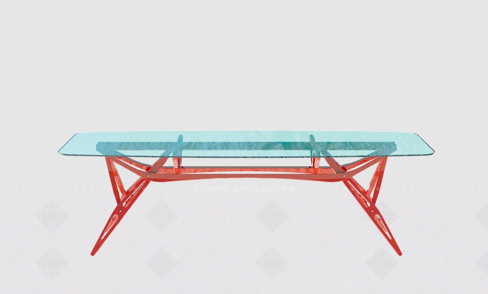 现代工业餐桌3D模型下载【ID:1177012365】