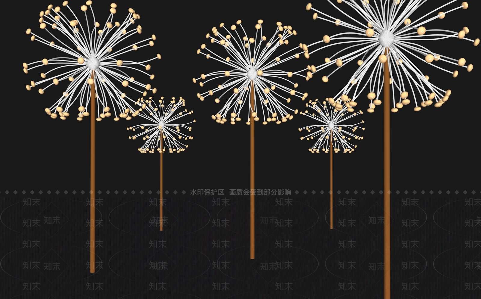 现代其他灯具SU模型下载【ID:1177012539】