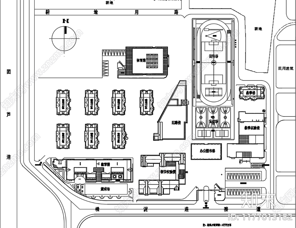 现代其他办公建筑施工图下载【ID:1177013182】