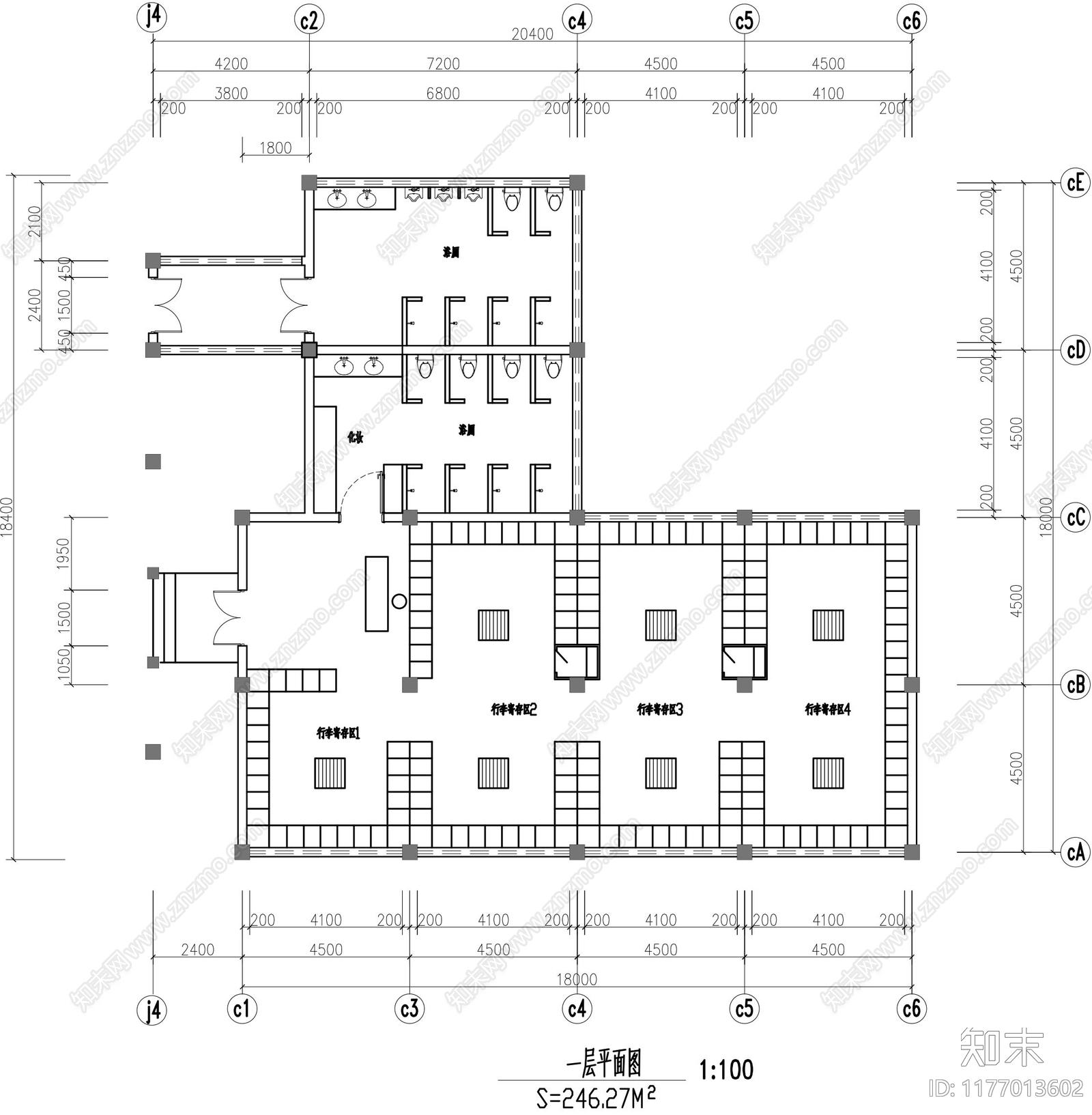 现代驿站cad施工图下载【ID:1177013602】