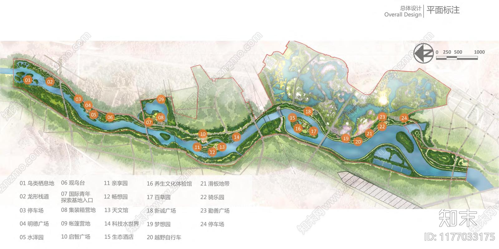 现代新中式滨水公园景观下载【ID:1177033175】