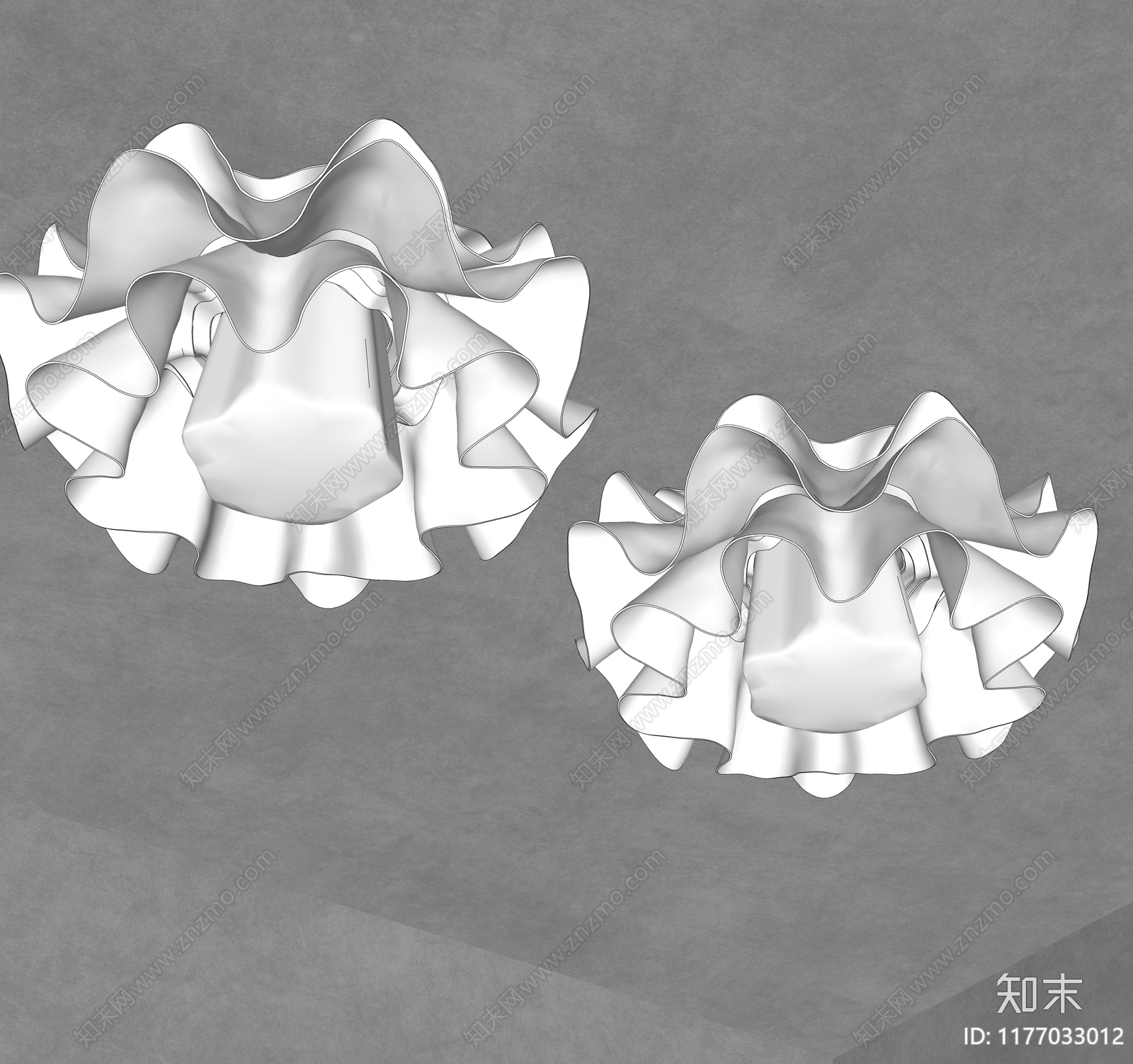 现代轻奢吊灯SU模型下载【ID:1177033012】