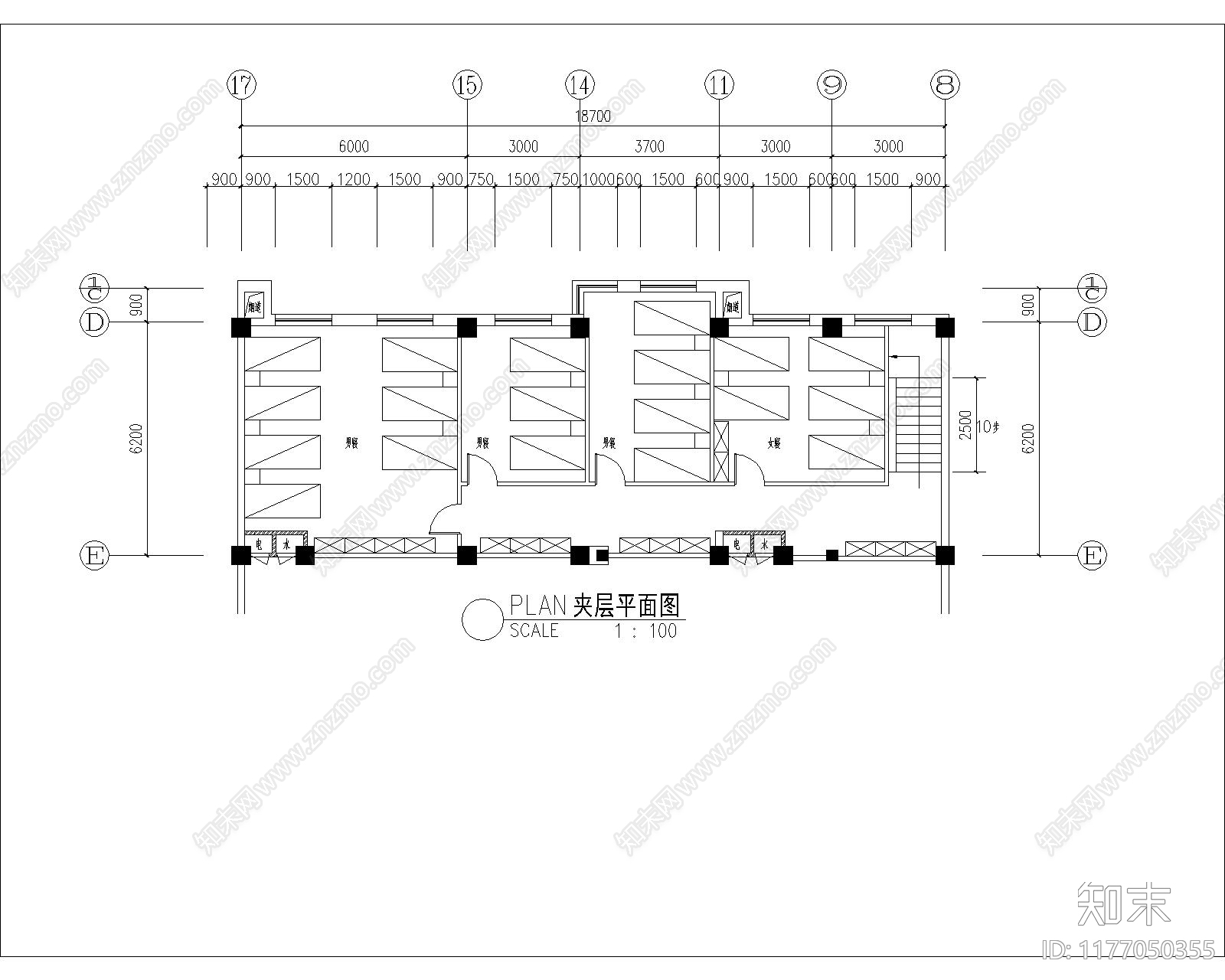 现代其他商业空间cad施工图下载【ID:1177050355】