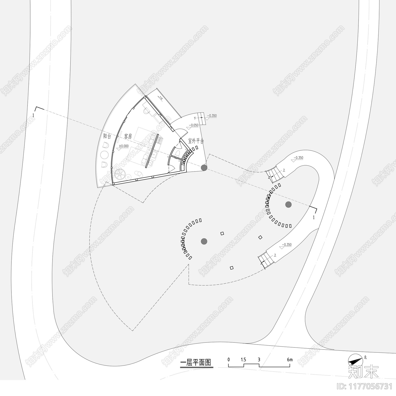 现代新中式民宿建筑下载【ID:1177056731】