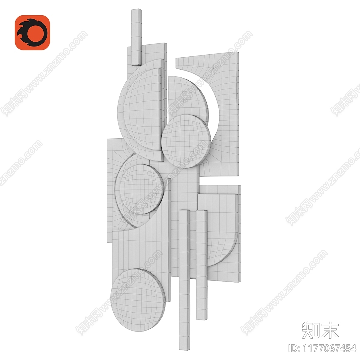 雕塑摆件3D模型下载【ID:1177067454】