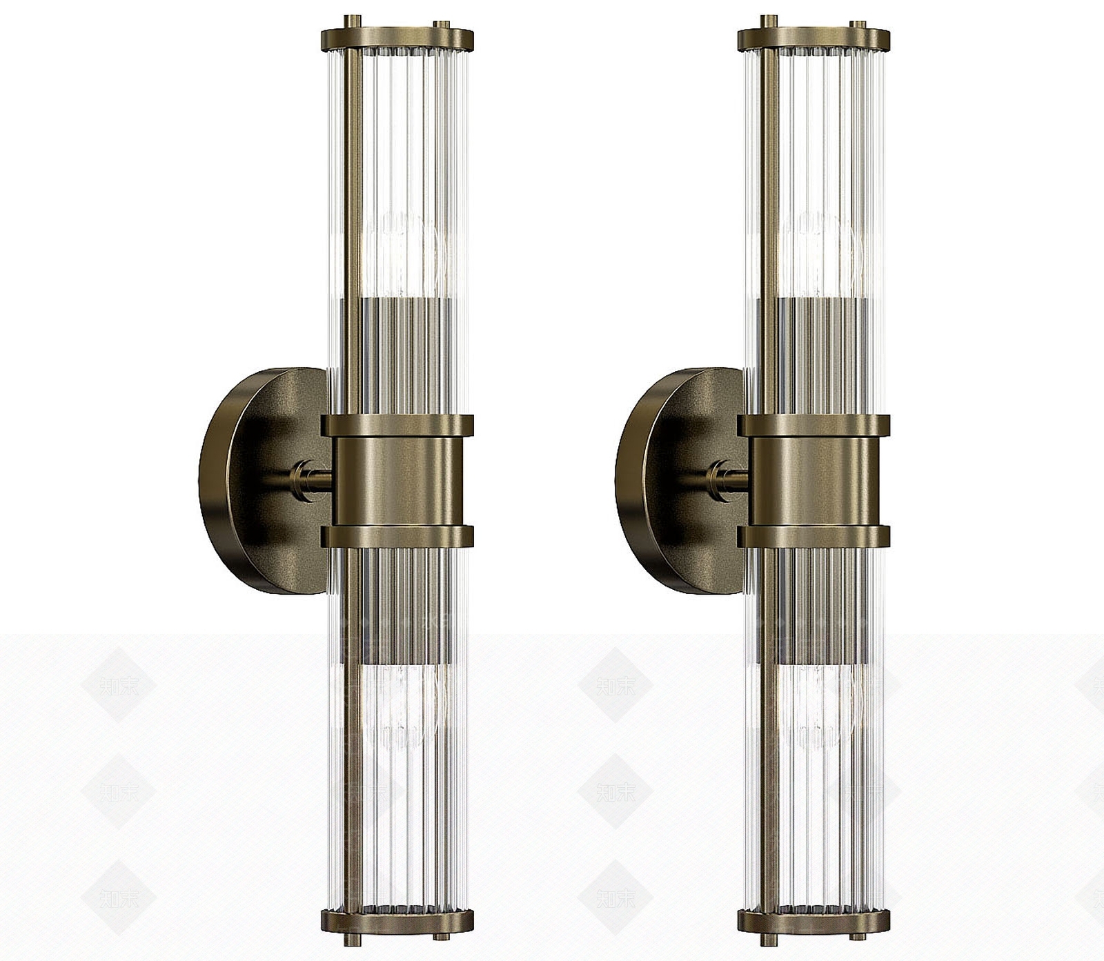 美式欧式壁灯SU模型下载【ID:1177070812】