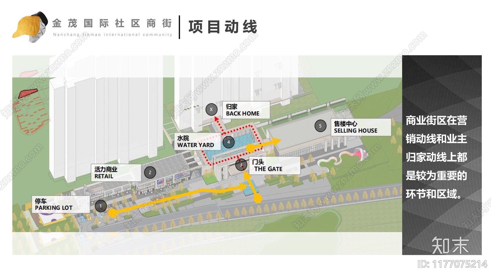 现代商业街区建筑下载【ID:1177075214】