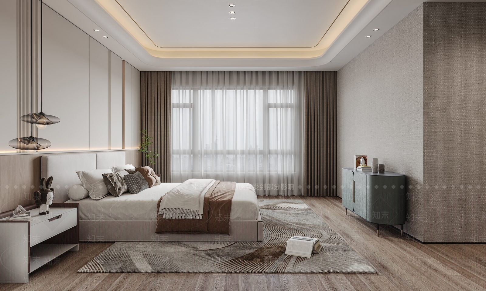 现代衣帽间3D模型下载【ID:1214832794】