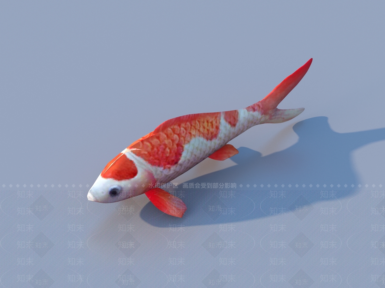 水生类动物3D模型下载【ID:1177089511】