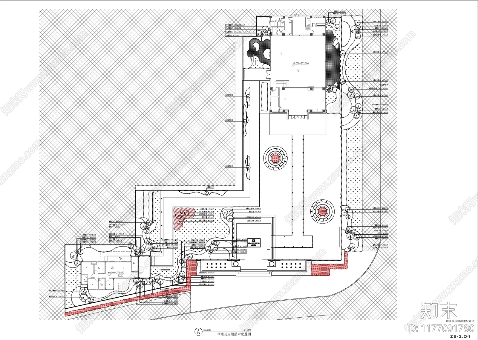 现代新中式示范区景观施工图下载【ID:1177091780】