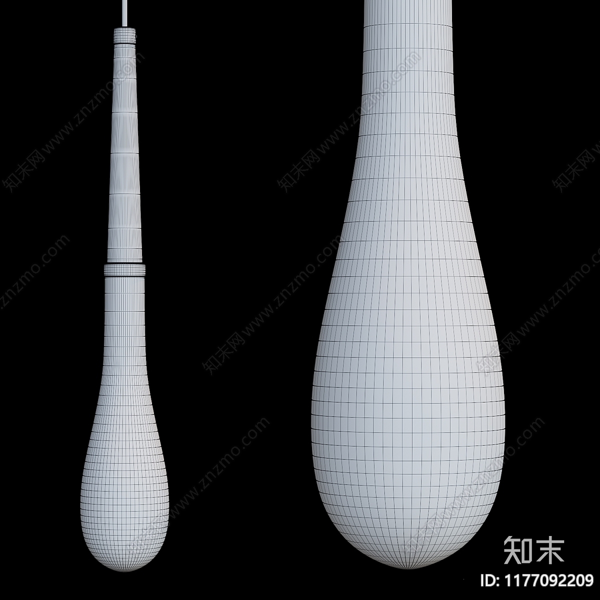 吊灯3D模型下载【ID:1177092209】