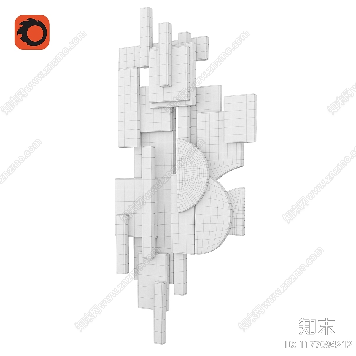 雕塑摆件3D模型下载【ID:1177094212】