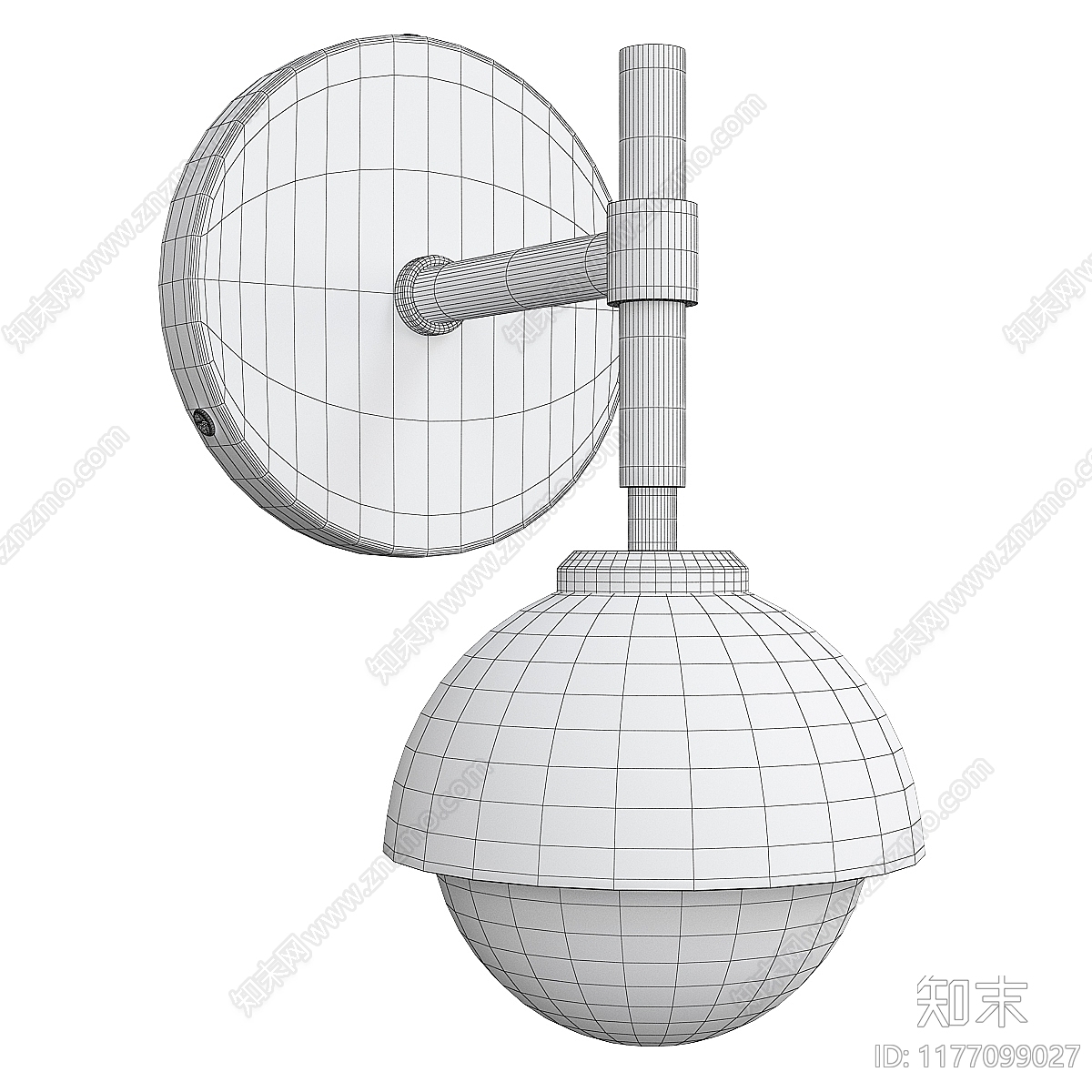 壁灯3D模型下载【ID:1177099027】