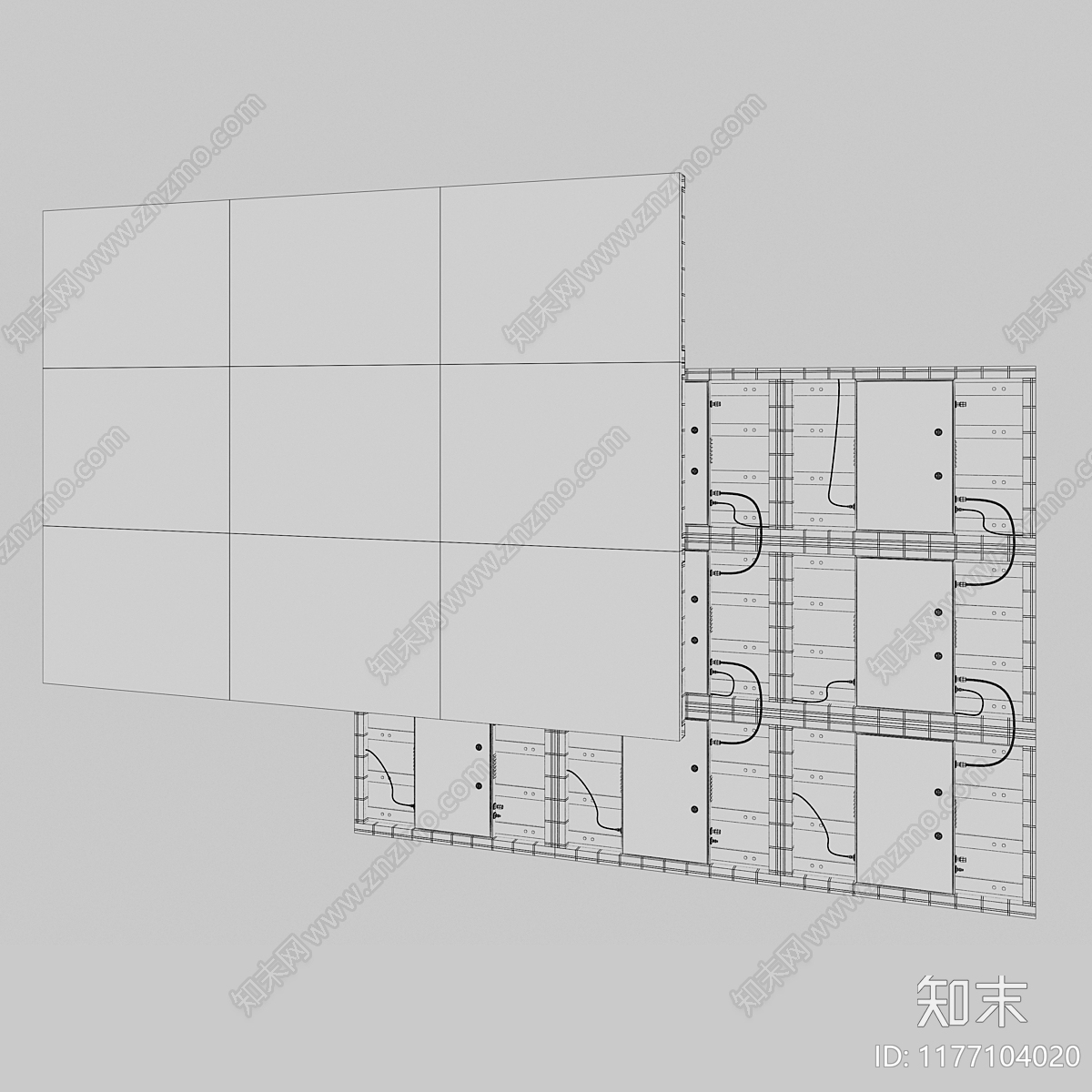 电视3D模型下载【ID:1177104020】