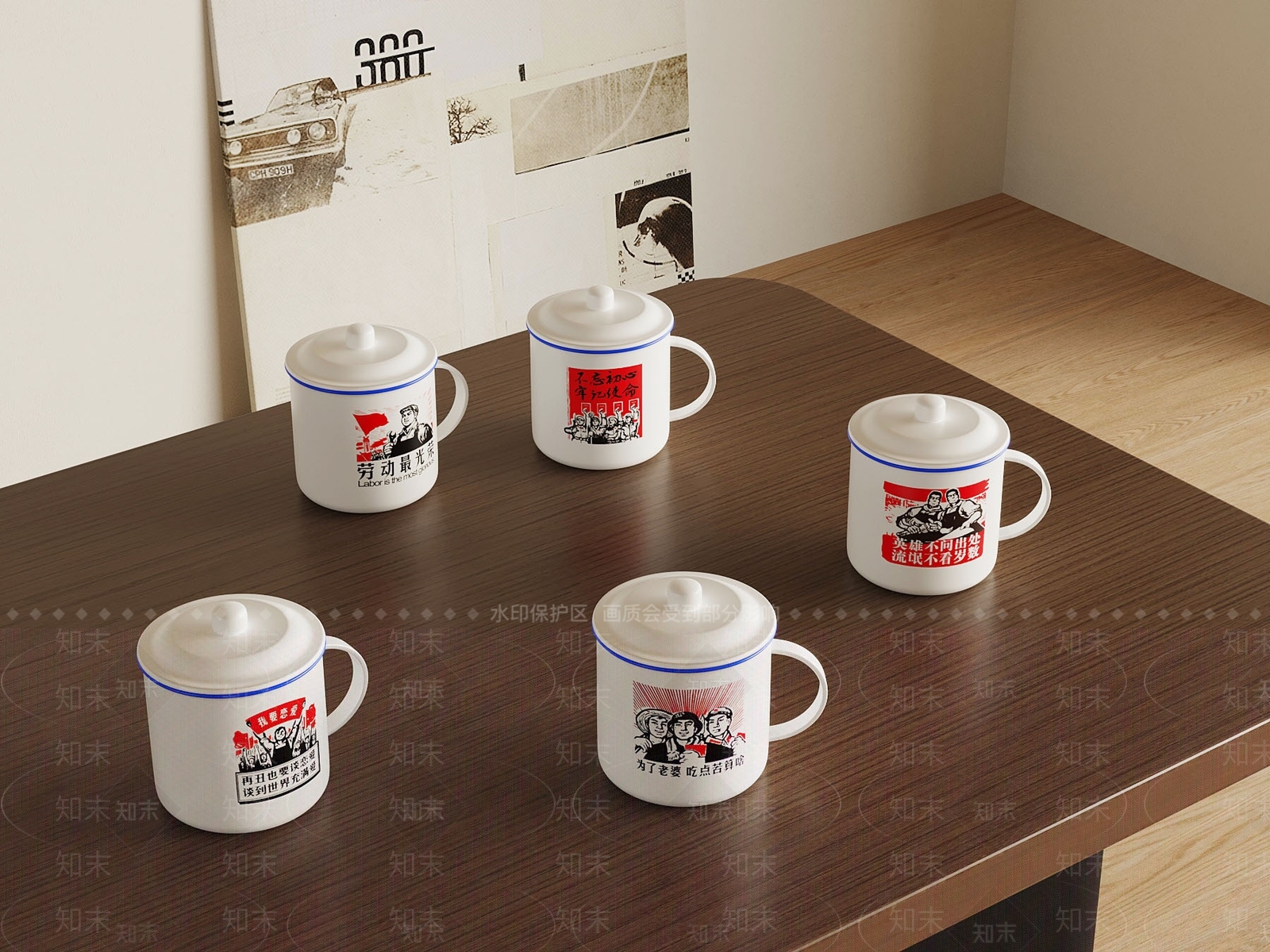 茶具3D模型下载【ID:1177113209】