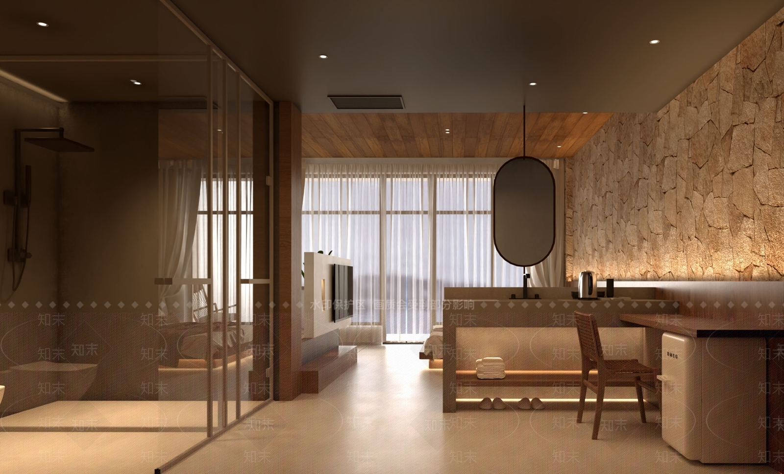 现代民宿3D模型下载【ID:1177124298】
