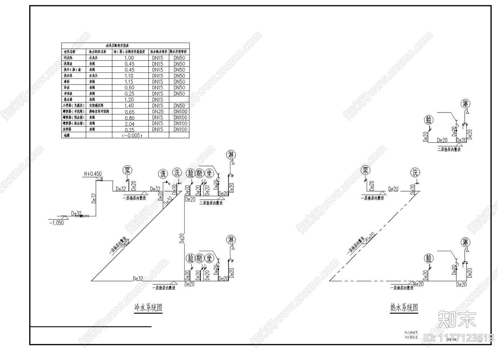 现代别墅建筑cad施工图下载【ID:1177123619】