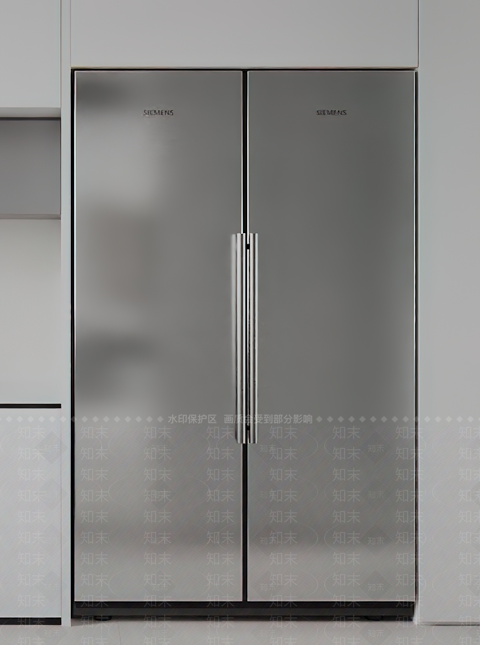 现代极简冰箱柜3D模型下载【ID:1177131840】