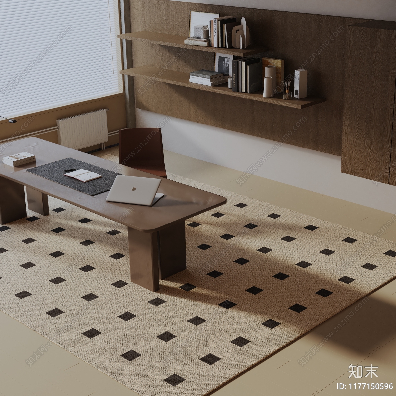 现代餐桌椅3D模型下载【ID:1177150596】