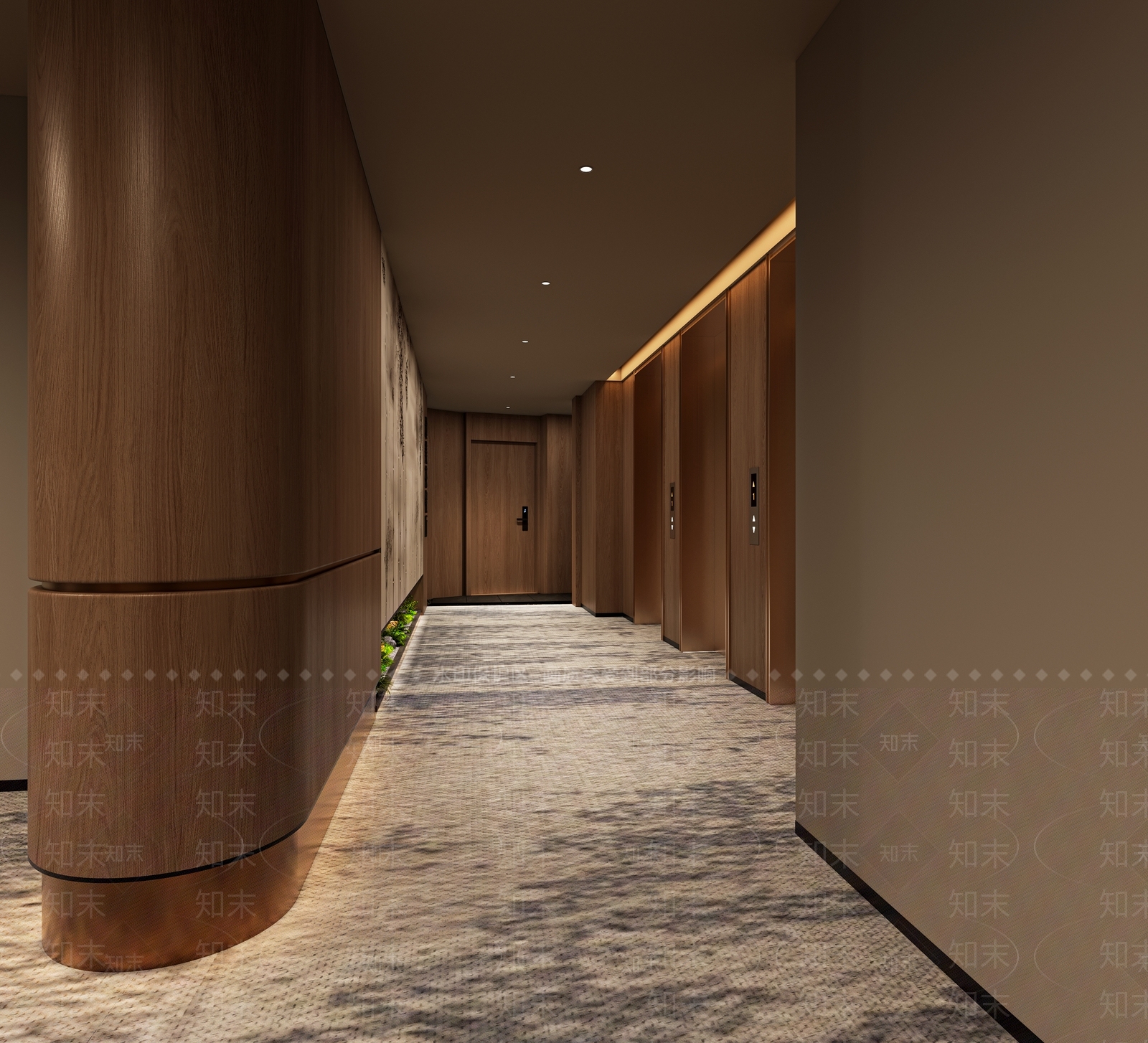 新中式楼梯间3D模型下载【ID:1177154730】