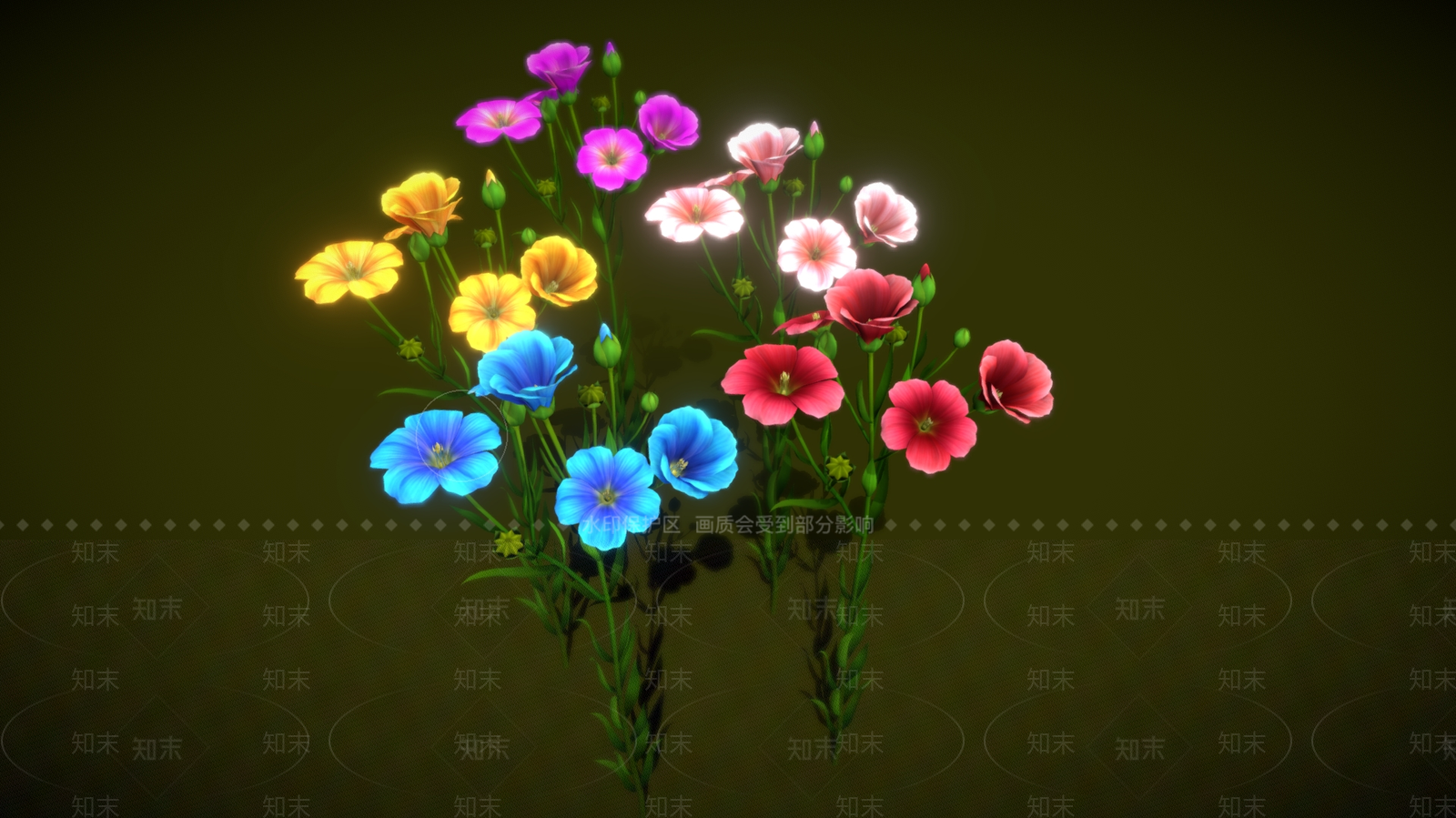 花3D模型下载【ID:1177160478】