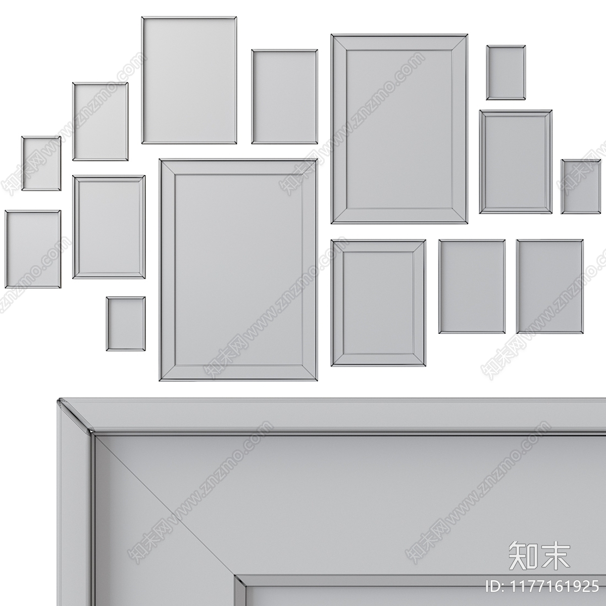 挂画3D模型下载【ID:1177161925】