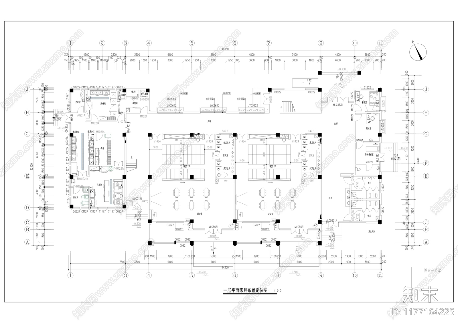 现代其他工装空间cad施工图下载【ID:1177164225】