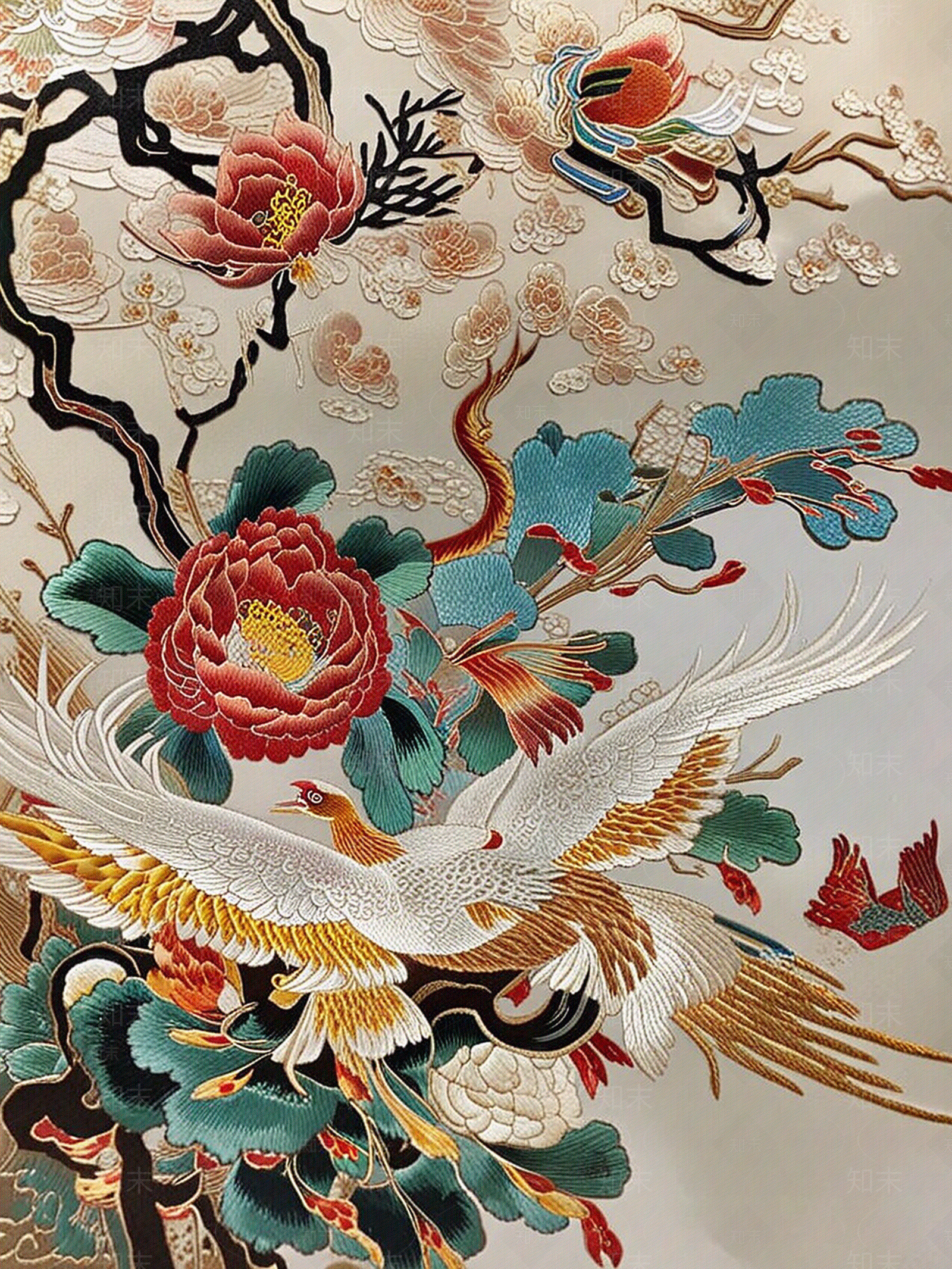 新中式中式挂画贴图下载【ID:1177175265】