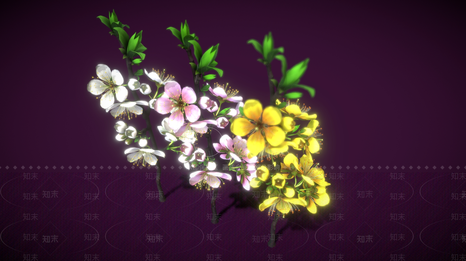 花3D模型下载【ID:1177178268】