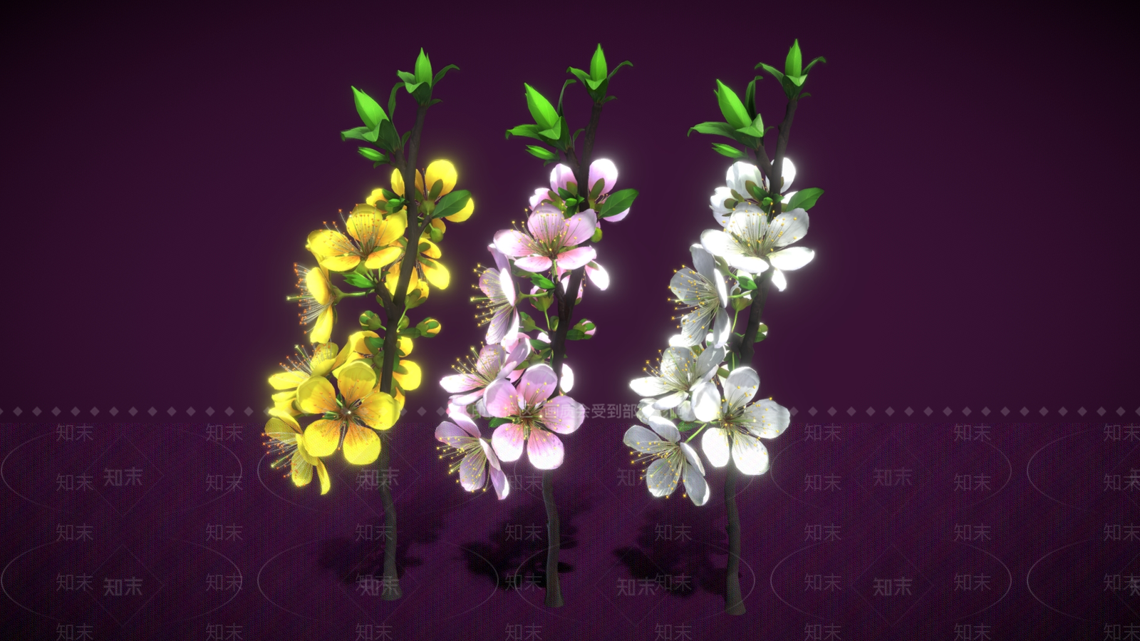 花3D模型下载【ID:1177178268】