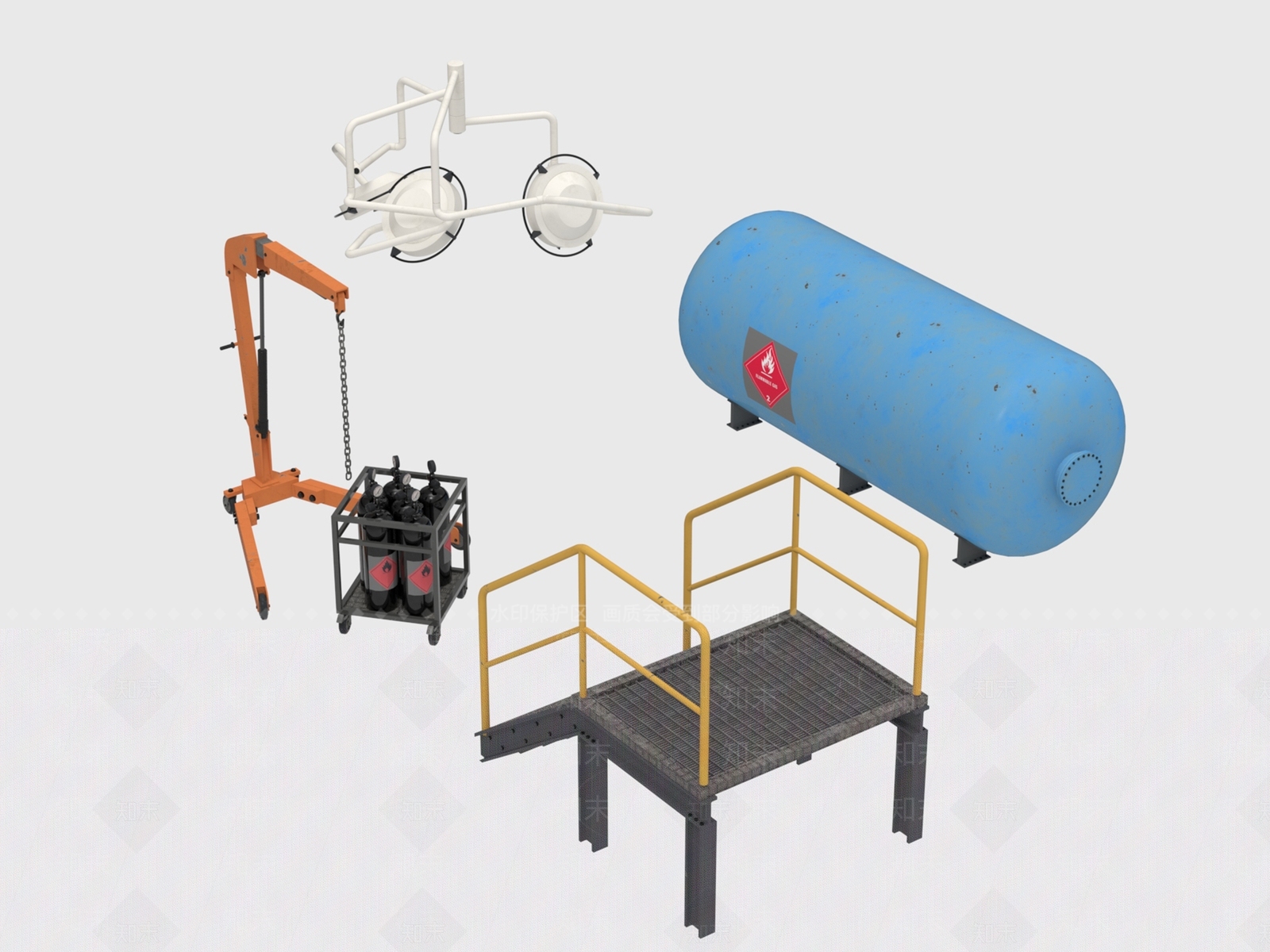 工业设备3D模型下载【ID:1177185837】