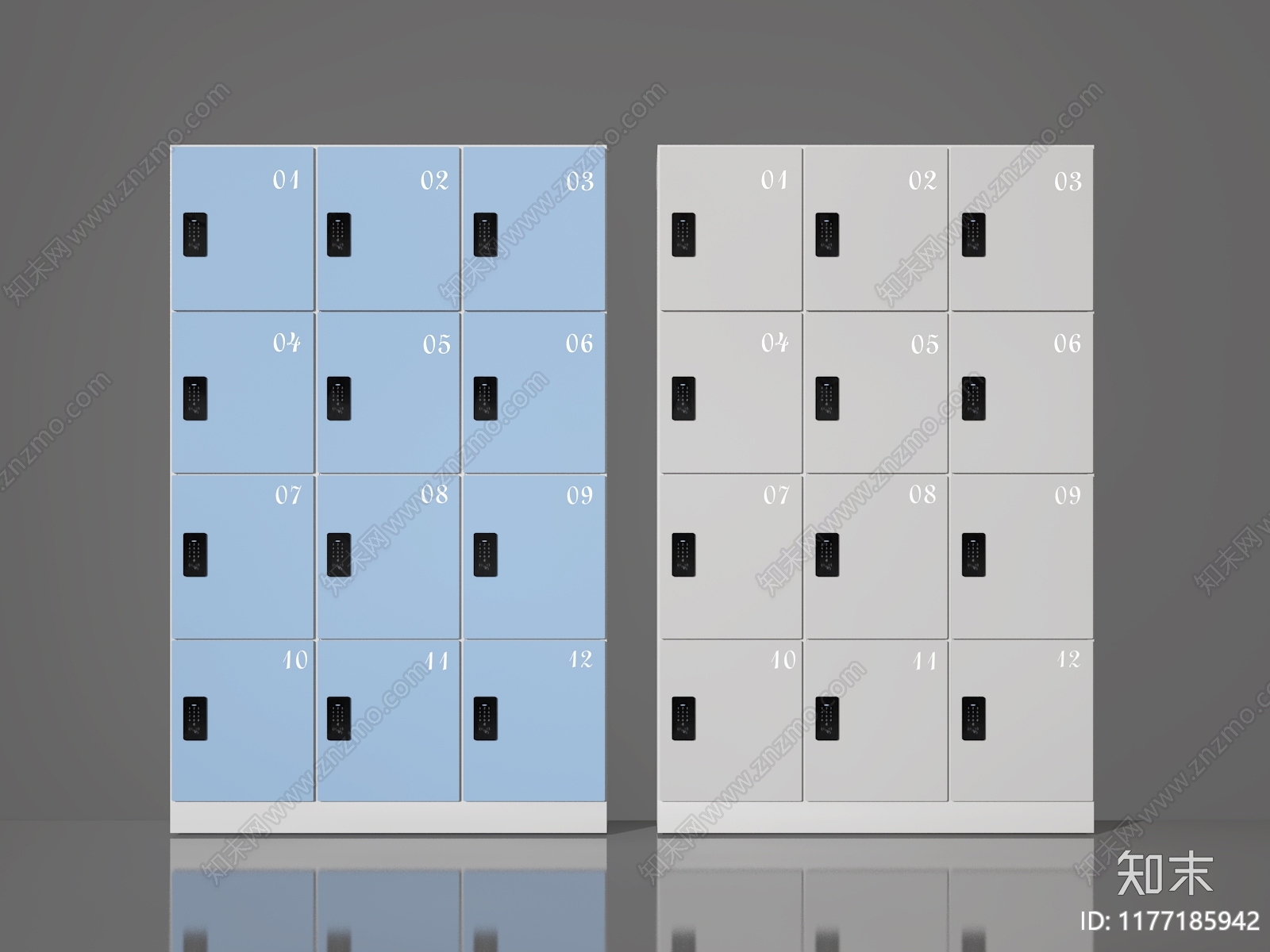现代储物柜3D模型下载【ID:1177185942】