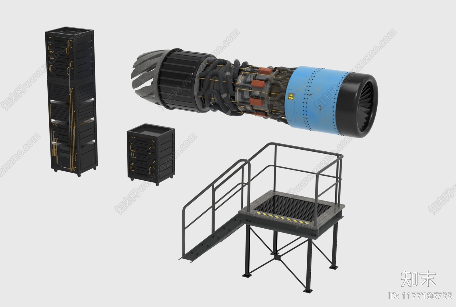 工业设备3D模型下载【ID:1177186733】