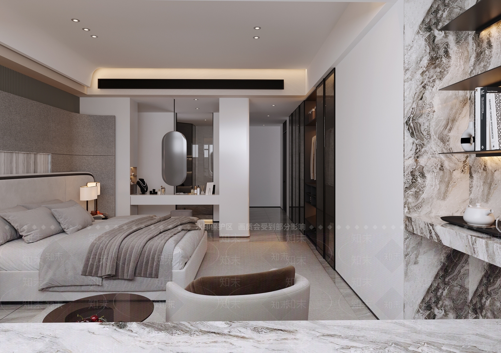 现代衣帽间3D模型下载【ID:1214834679】