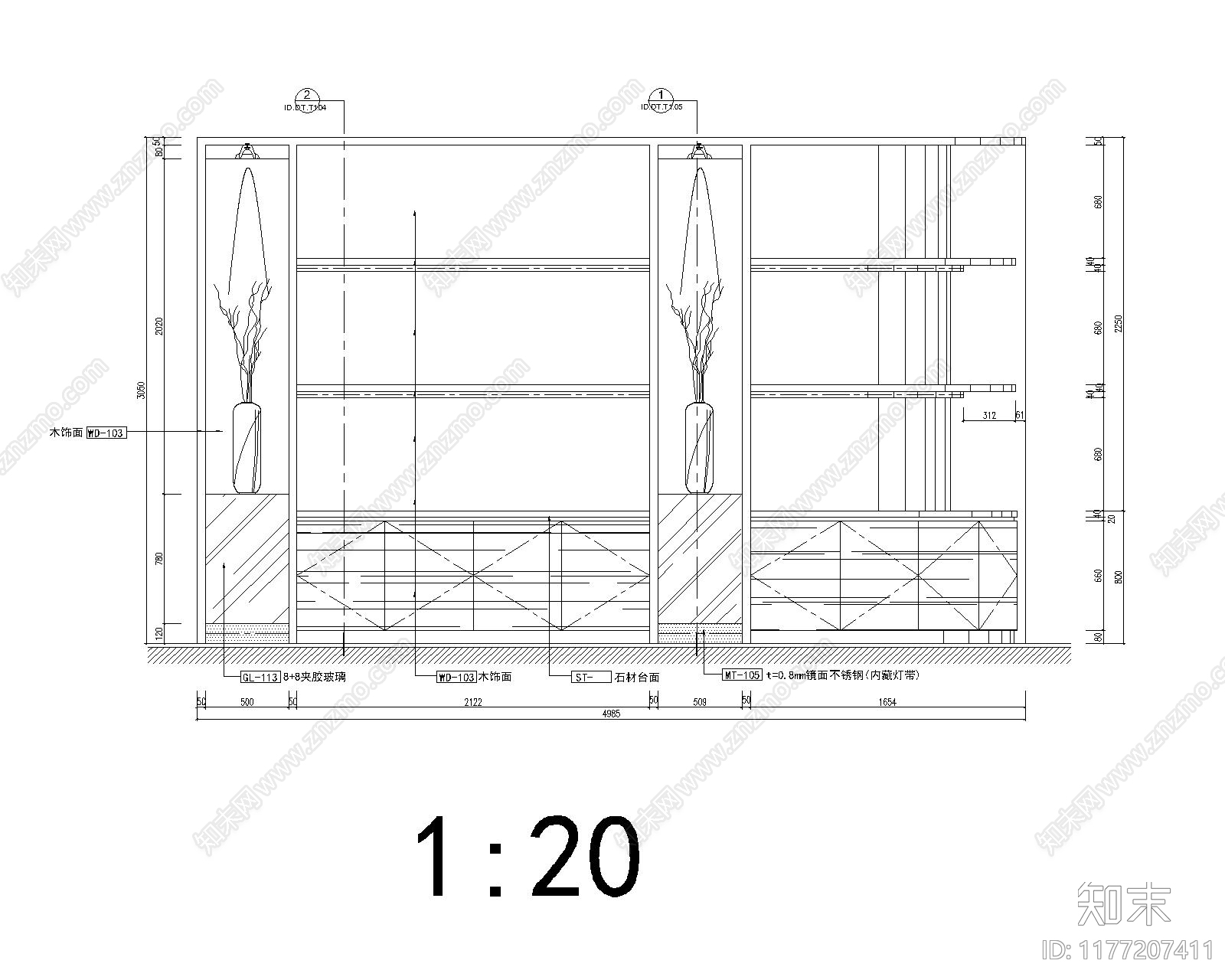 现代家具节点详图cad施工图下载【ID:1177207411】