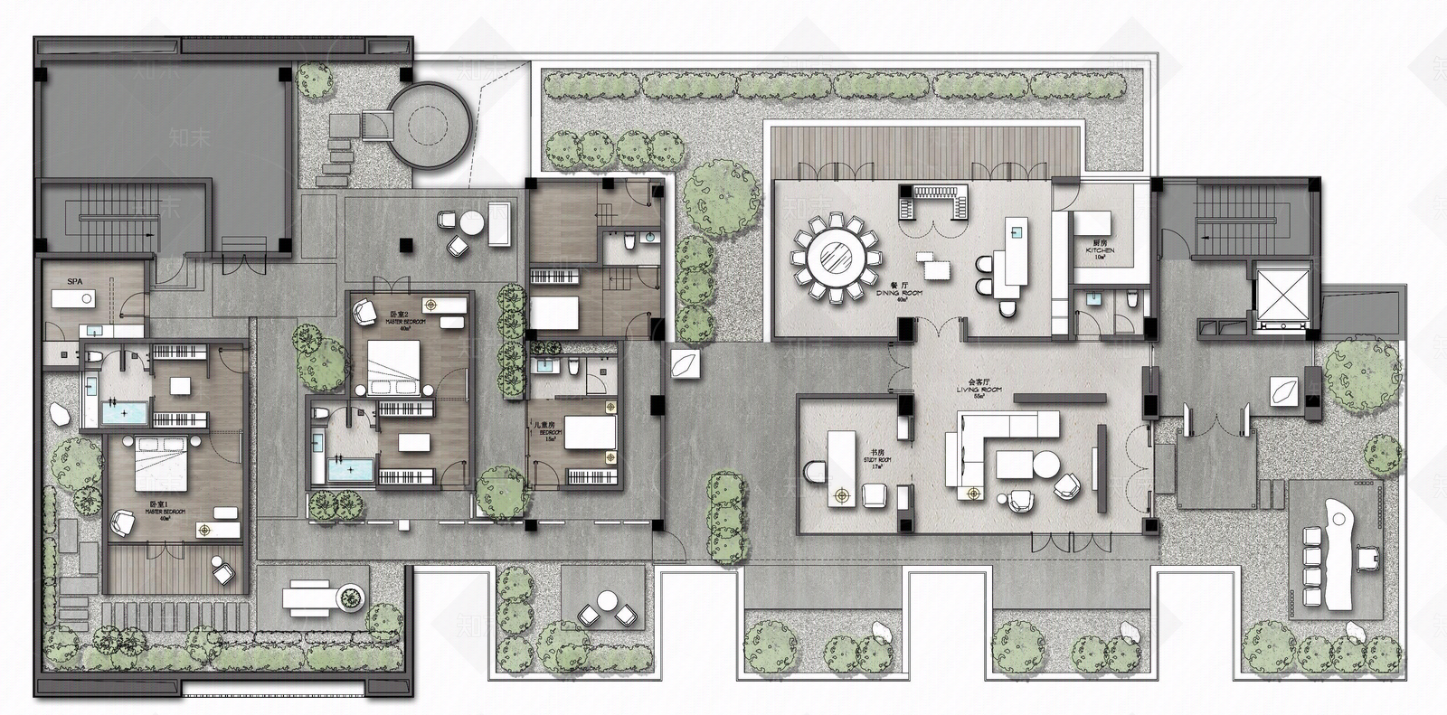 现代新中式壁纸贴图下载【ID:1177217515】