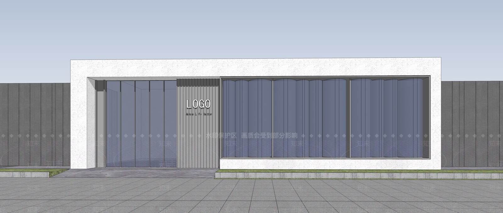 现代其他商业建筑SU模型下载【ID:1177225076】
