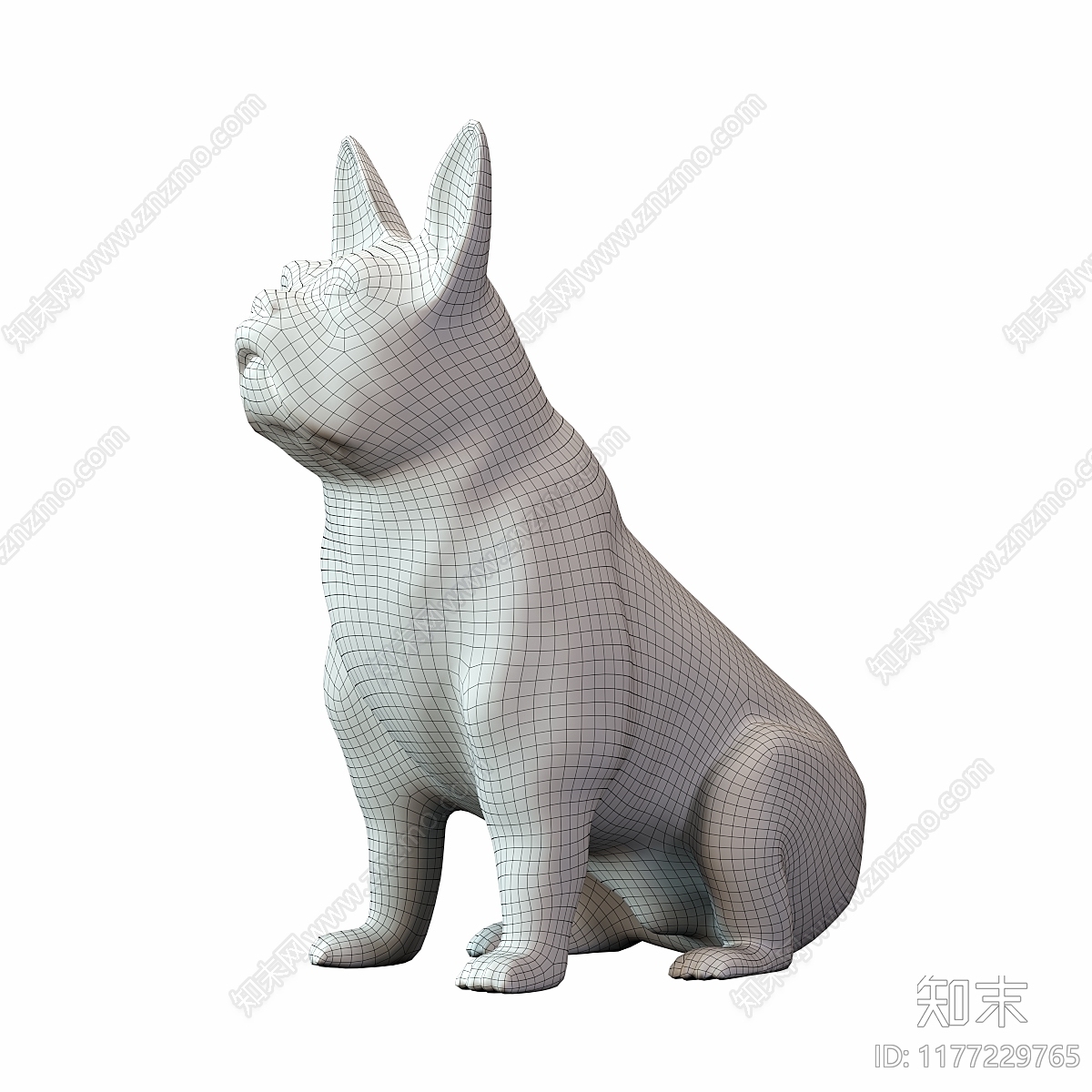 雕塑摆件3D模型下载【ID:1177229765】