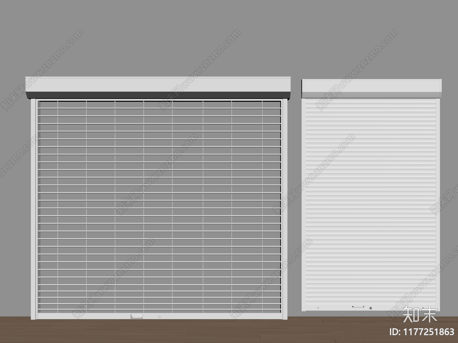 现代卷帘门SU模型下载【ID:1177251863】