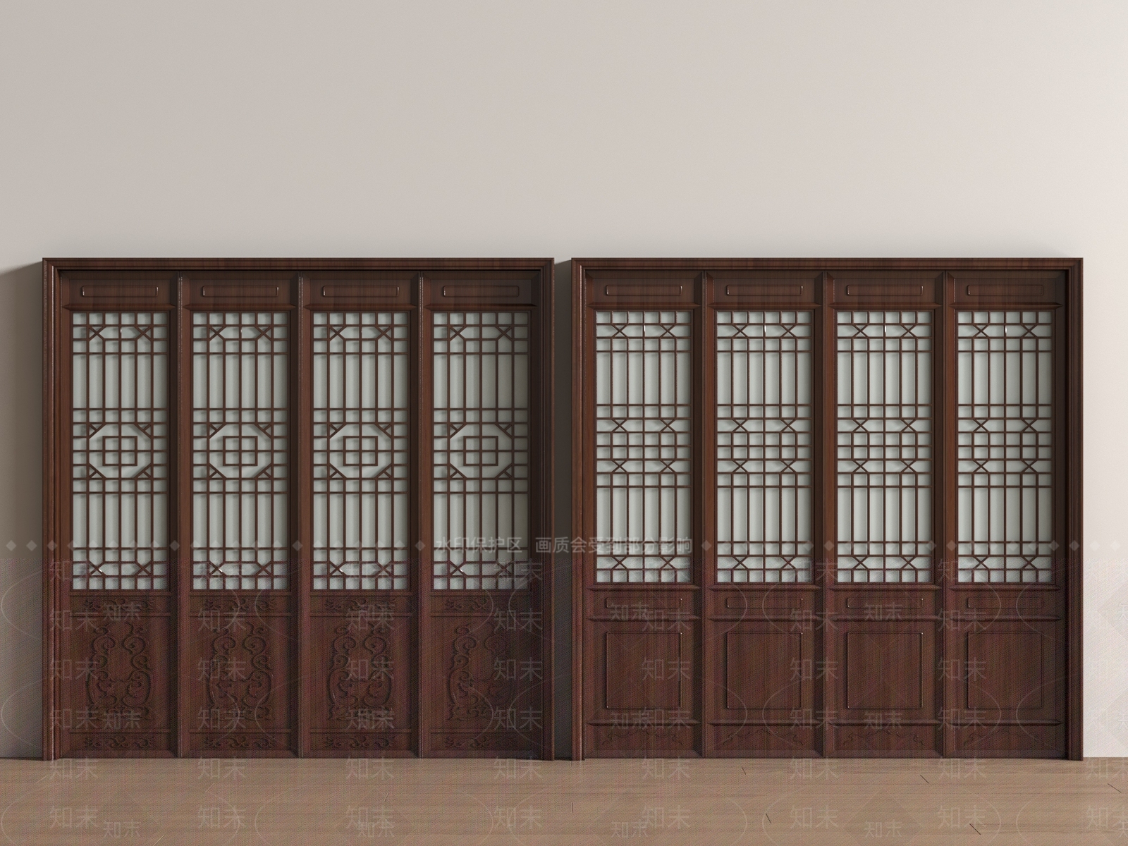 中式其他门SU模型下载【ID:1177252912】